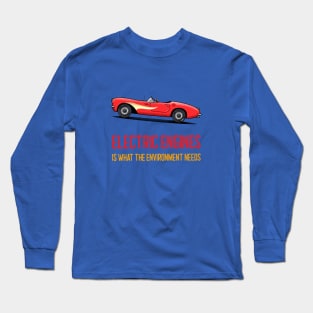 Electric Cars (Engines) Long Sleeve T-Shirt